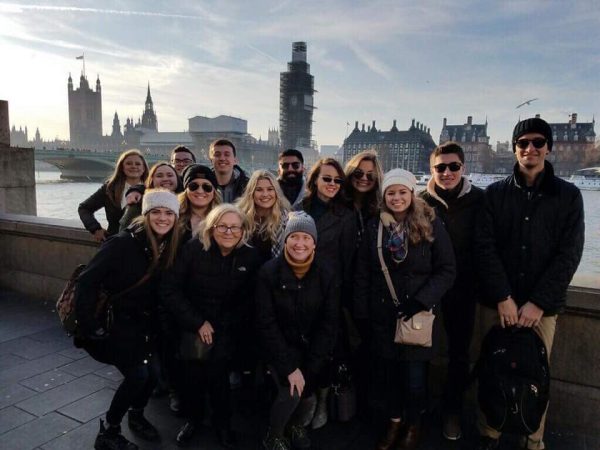 Group of students overseas for study abroad