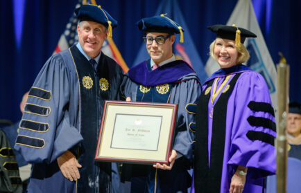 Image for news story: Northwood vests esteemed auto group owner with honorary degree